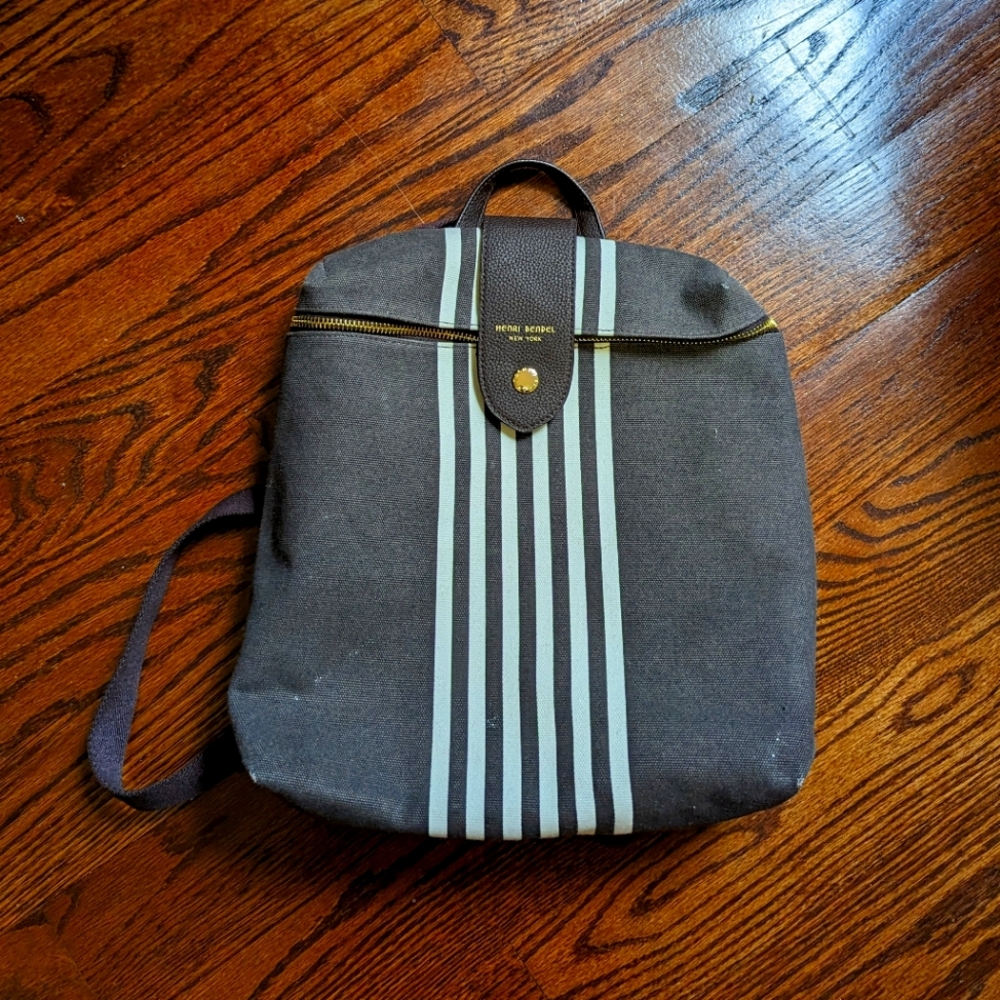 Henri Bendel bag (brown & white)